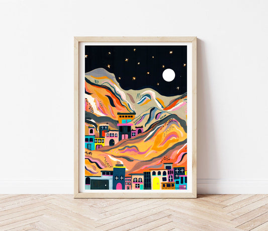 Morocco at night print