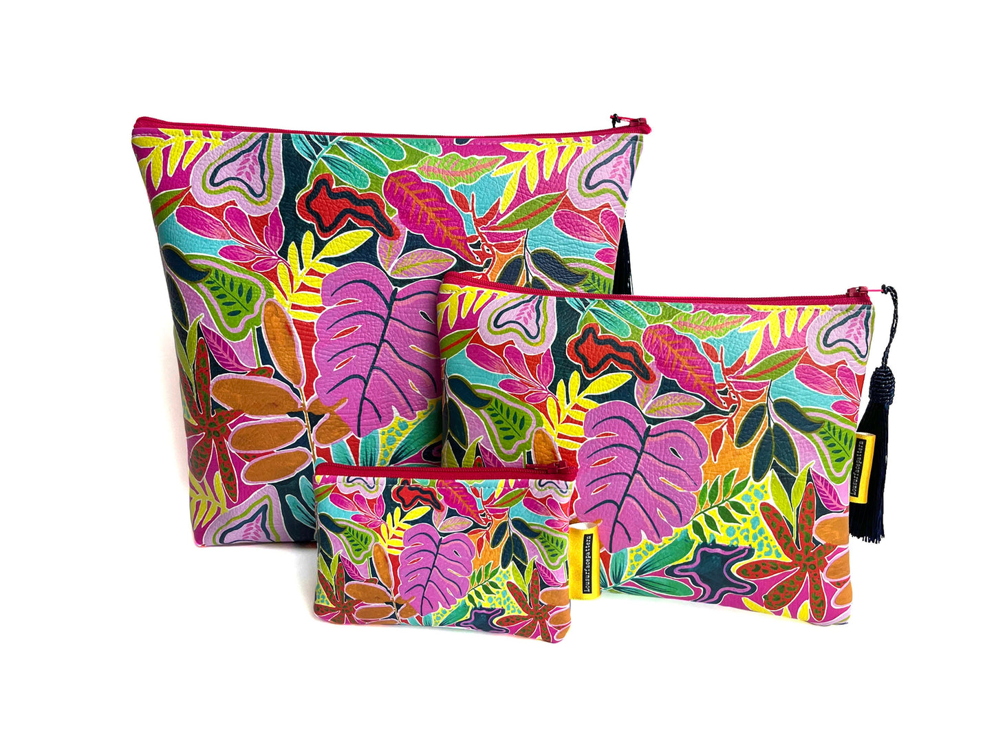 Cheeseplant vegan leather travel set