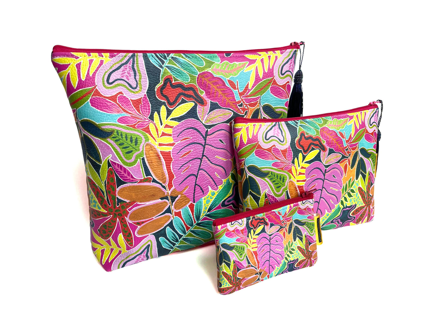 Cheeseplant vegan leather travel set