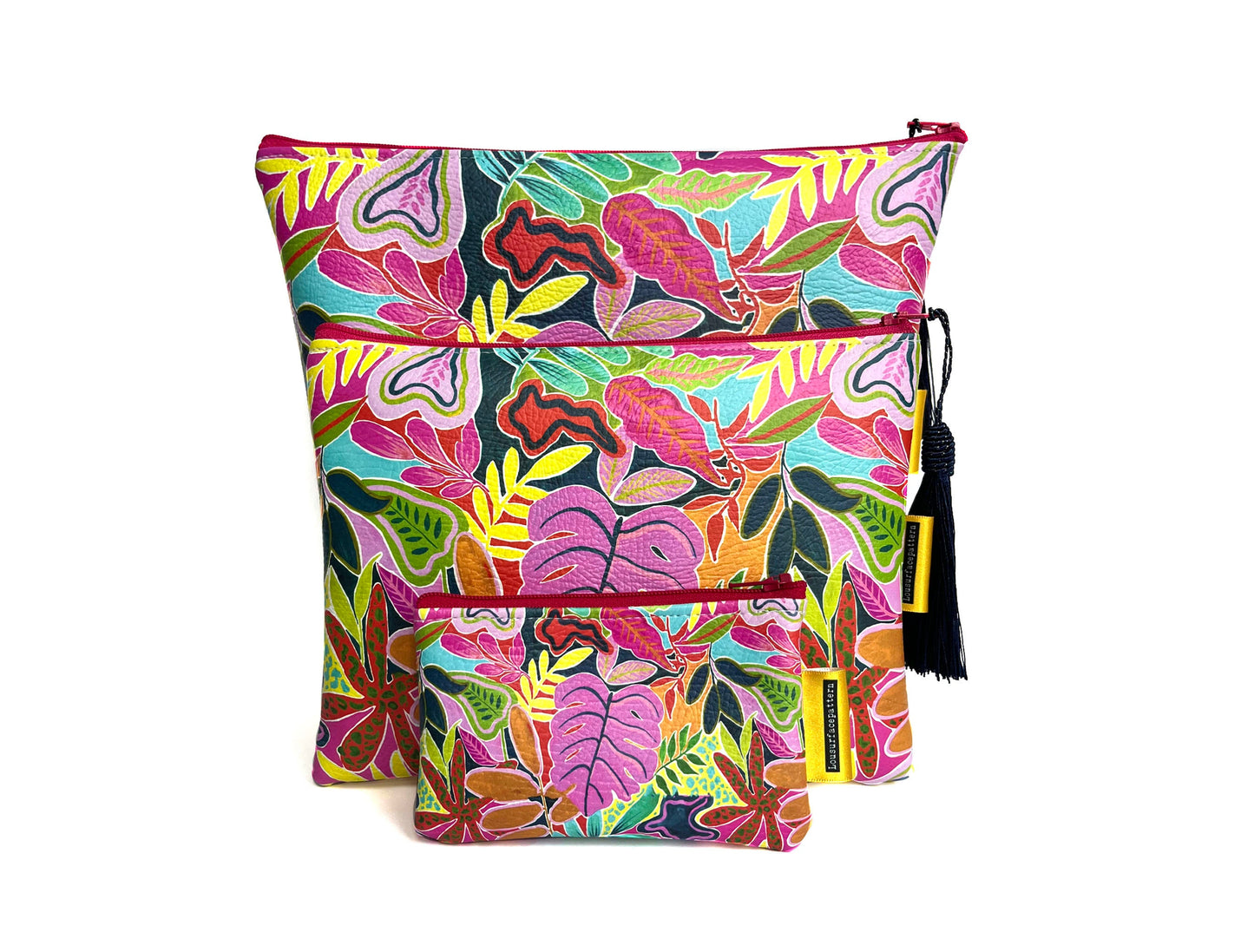 Cheeseplant vegan leather travel set