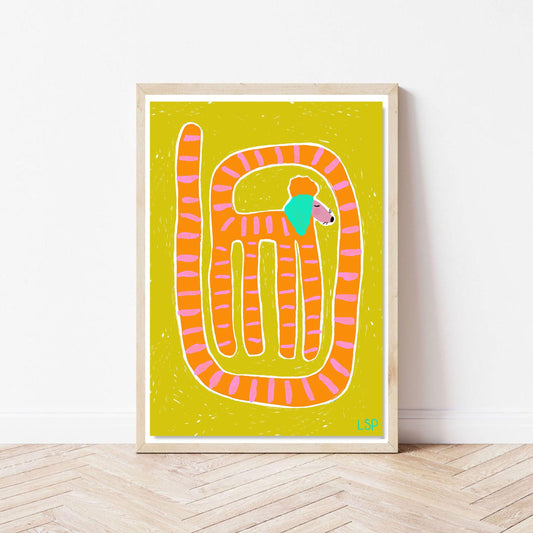 Funky dog print