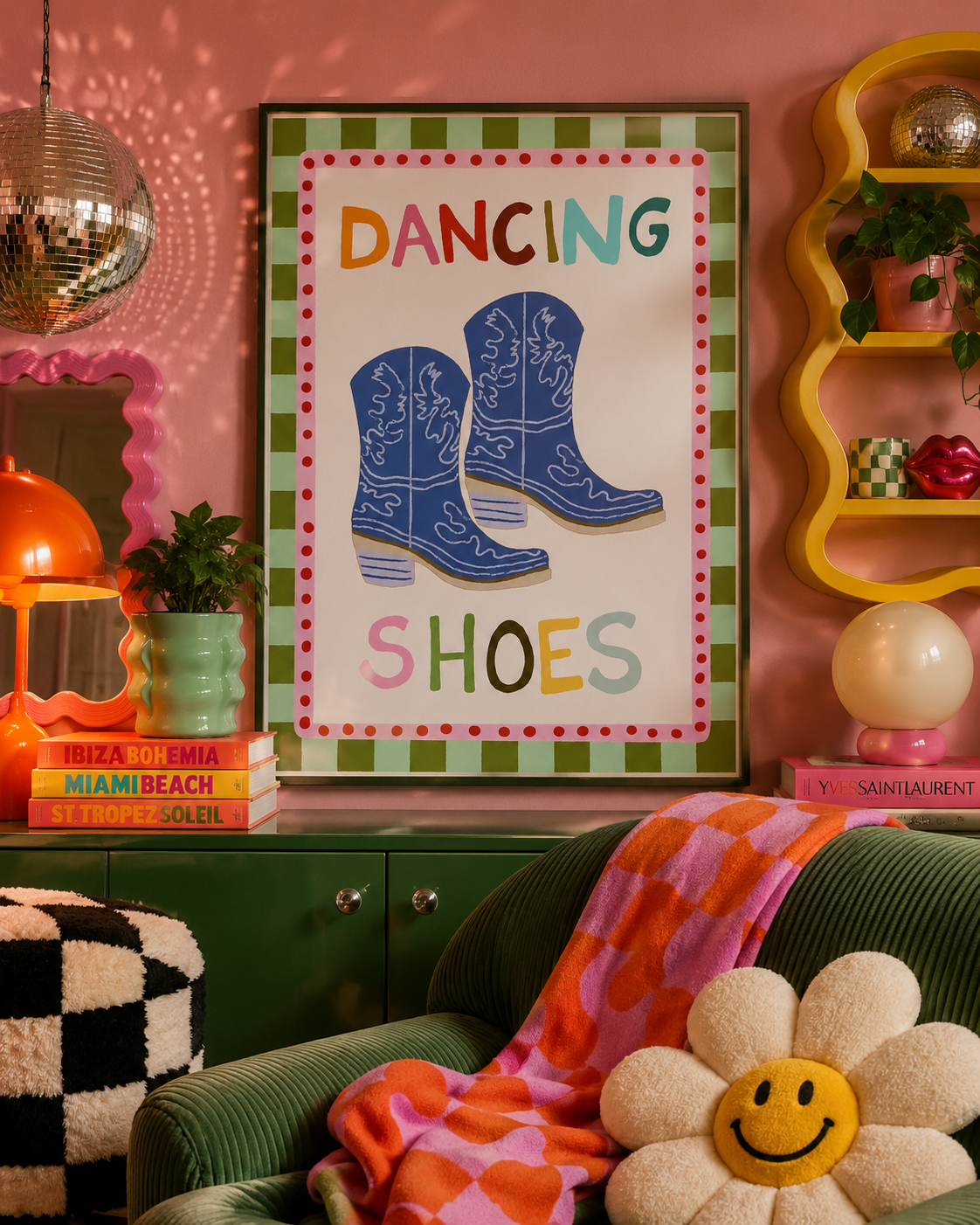 Dancing shoes print