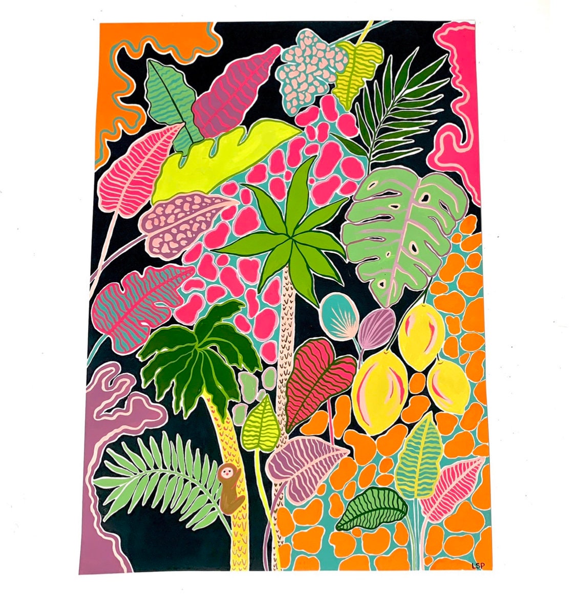 Personalised Painting / Personalised Print / Botanical Illustration/Abstract Print/Tropical/Botanical Print/Home Decor/Wall Decor