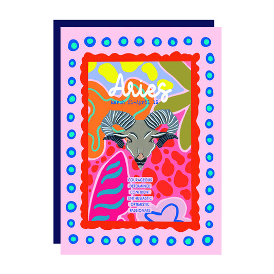 Aries birthday card