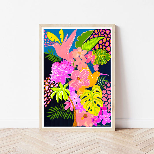 Humming bird print