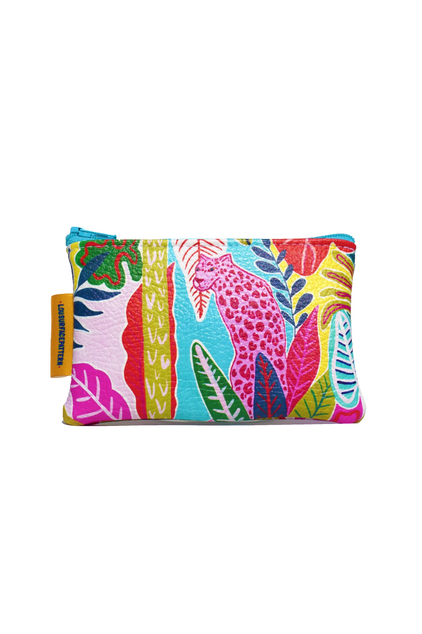 Vegan leather pink panther purse