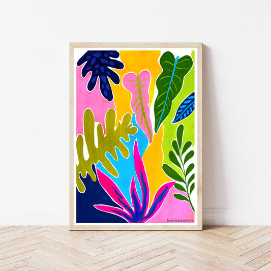Quirky tropicals print