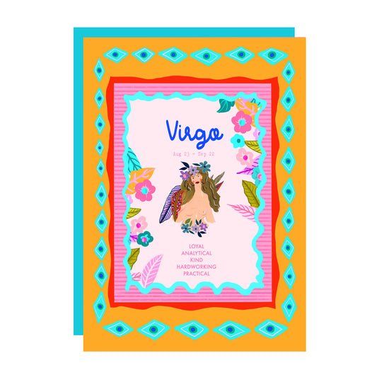 Virgo birthday card