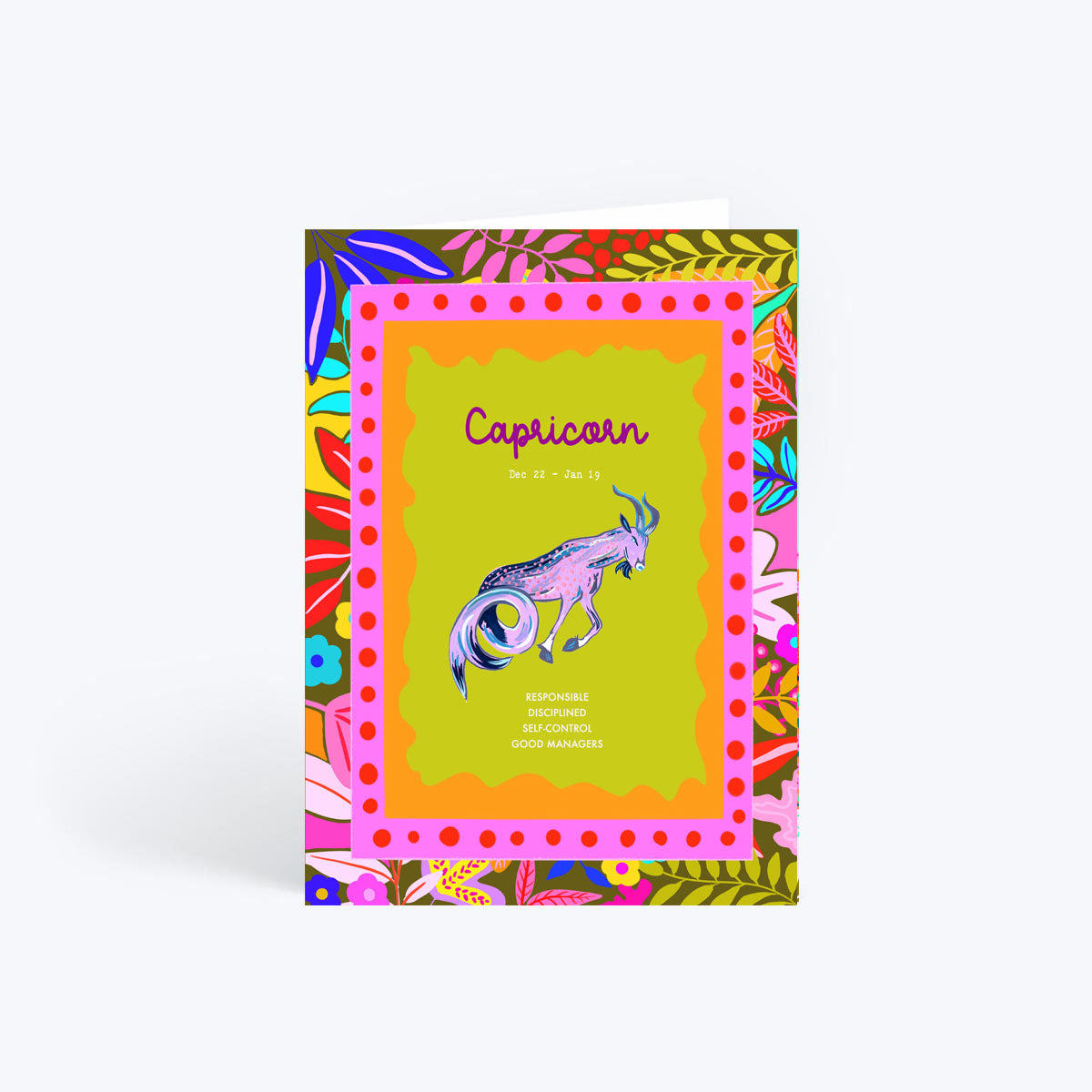 Capricorn birthday card