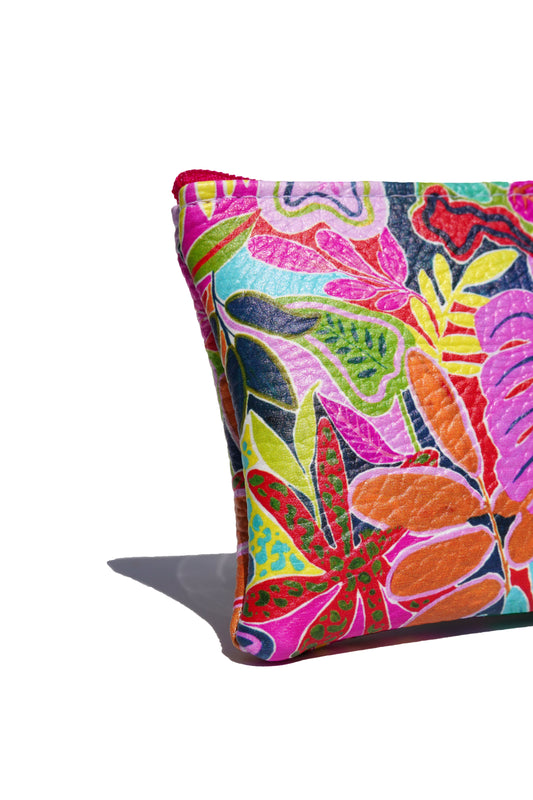 Vegan leather cheeseplant purse