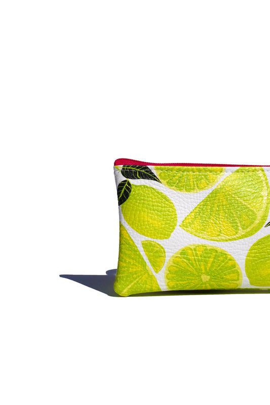 Vegan leather limes purse