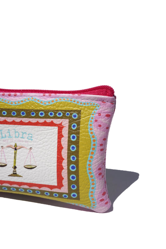 Libra vegan leather purse