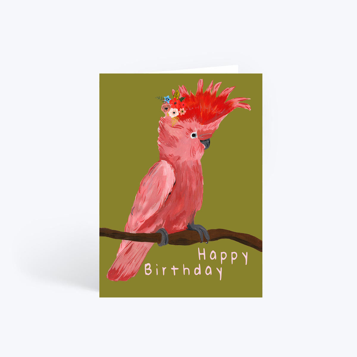 Parrot birthday card