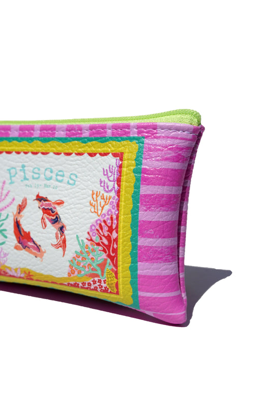 Pisces vegan leather purse