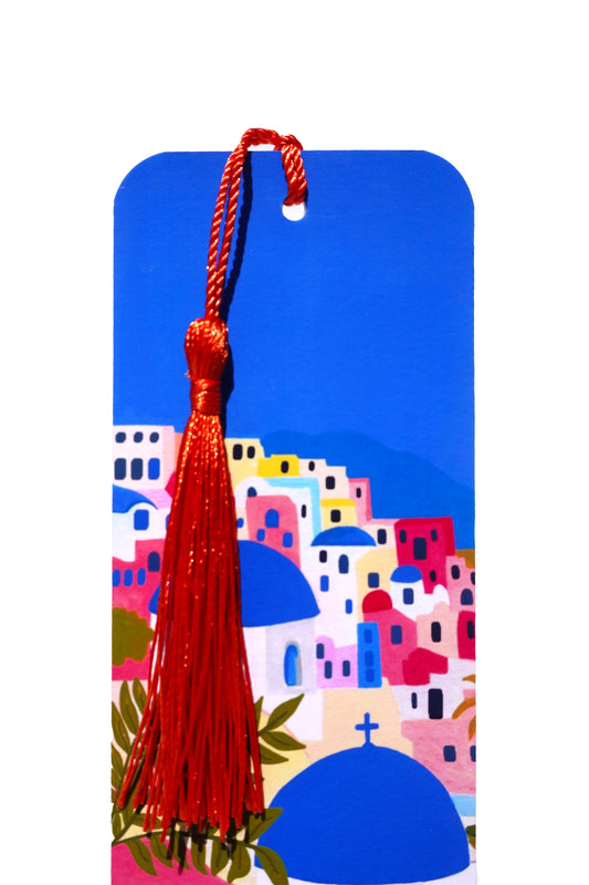 Santorini bookmark