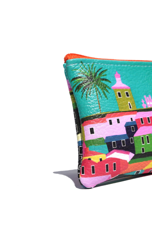 Vegan leather south of France purse