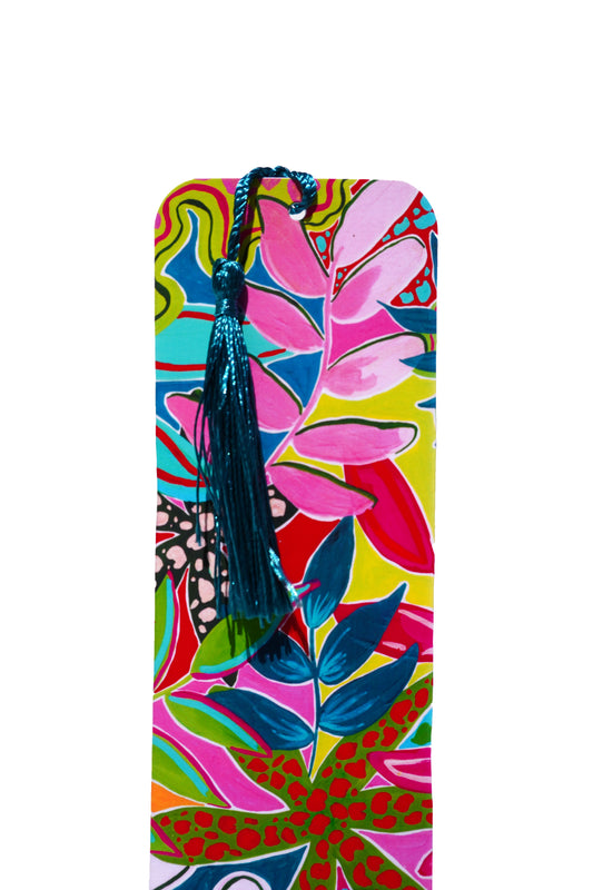 Abstract tropical bookmark