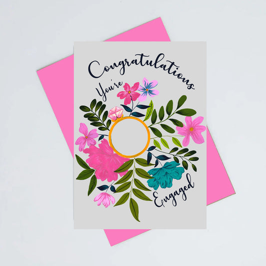 Congrats you're engaged card