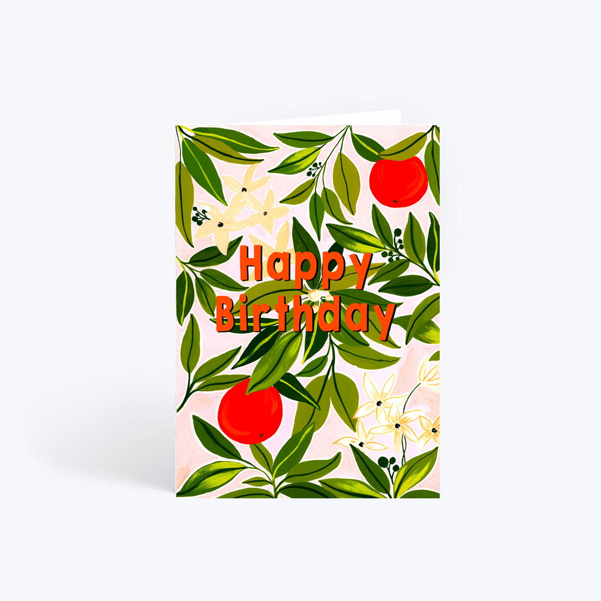 Fleur d'oranger birthday card