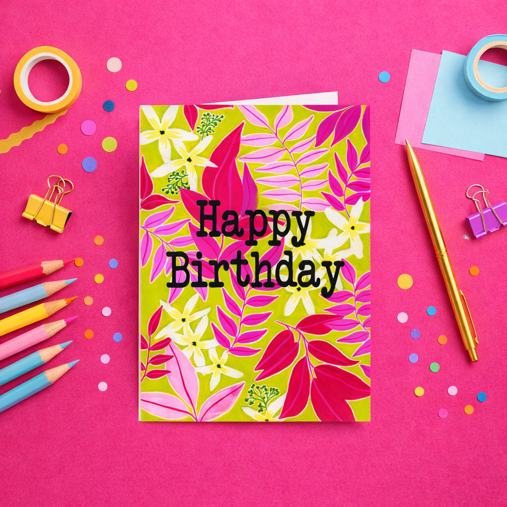 Jasmine birthday card