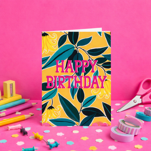 Ylang Ylang birthday card