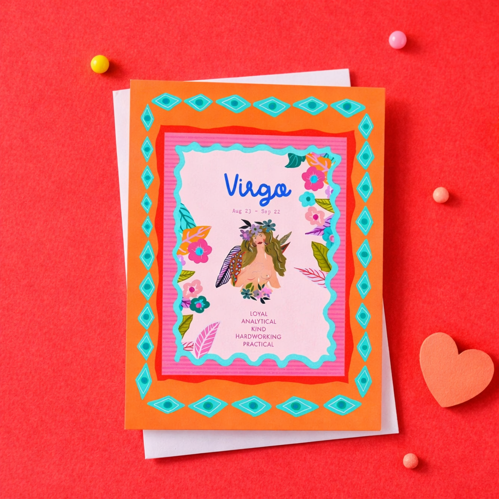 Virgo birthday card