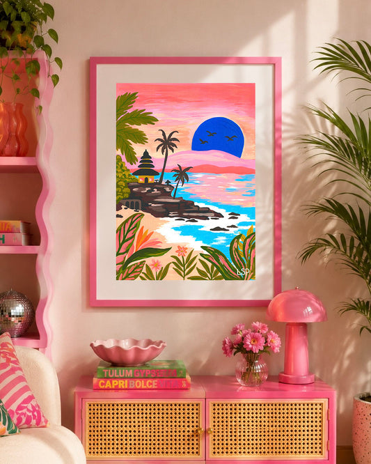 Bali sunset print