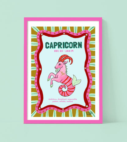 Capricorn print