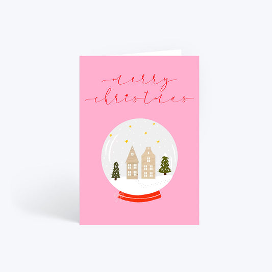 Globe Christmas card