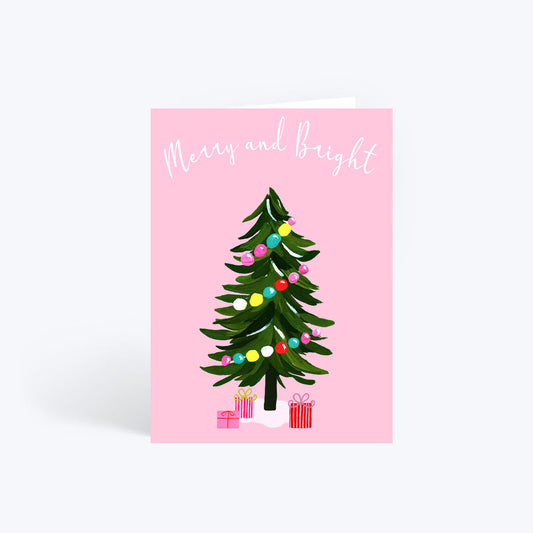 Christmas tree card