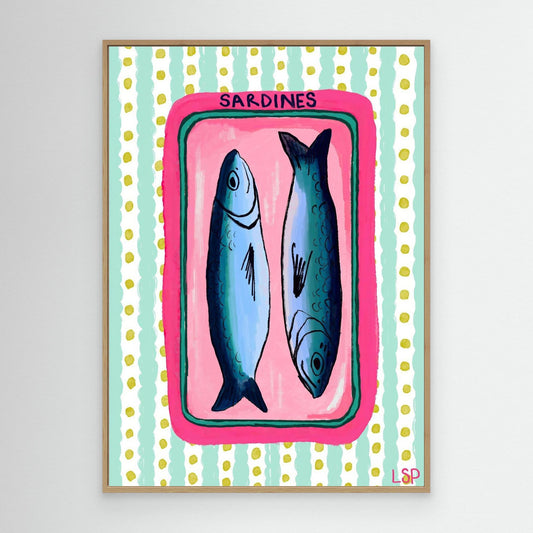 "Sardines" Canvas print