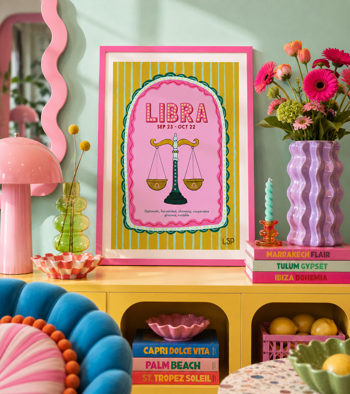 Libra print