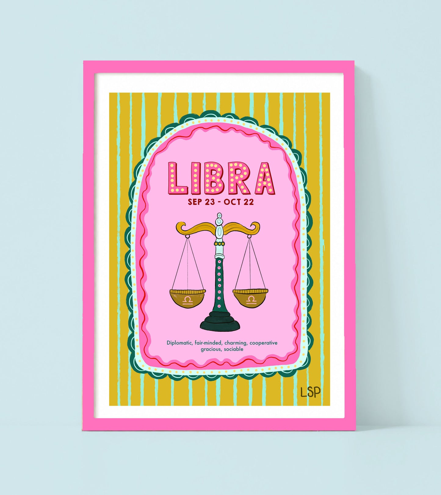 Libra print