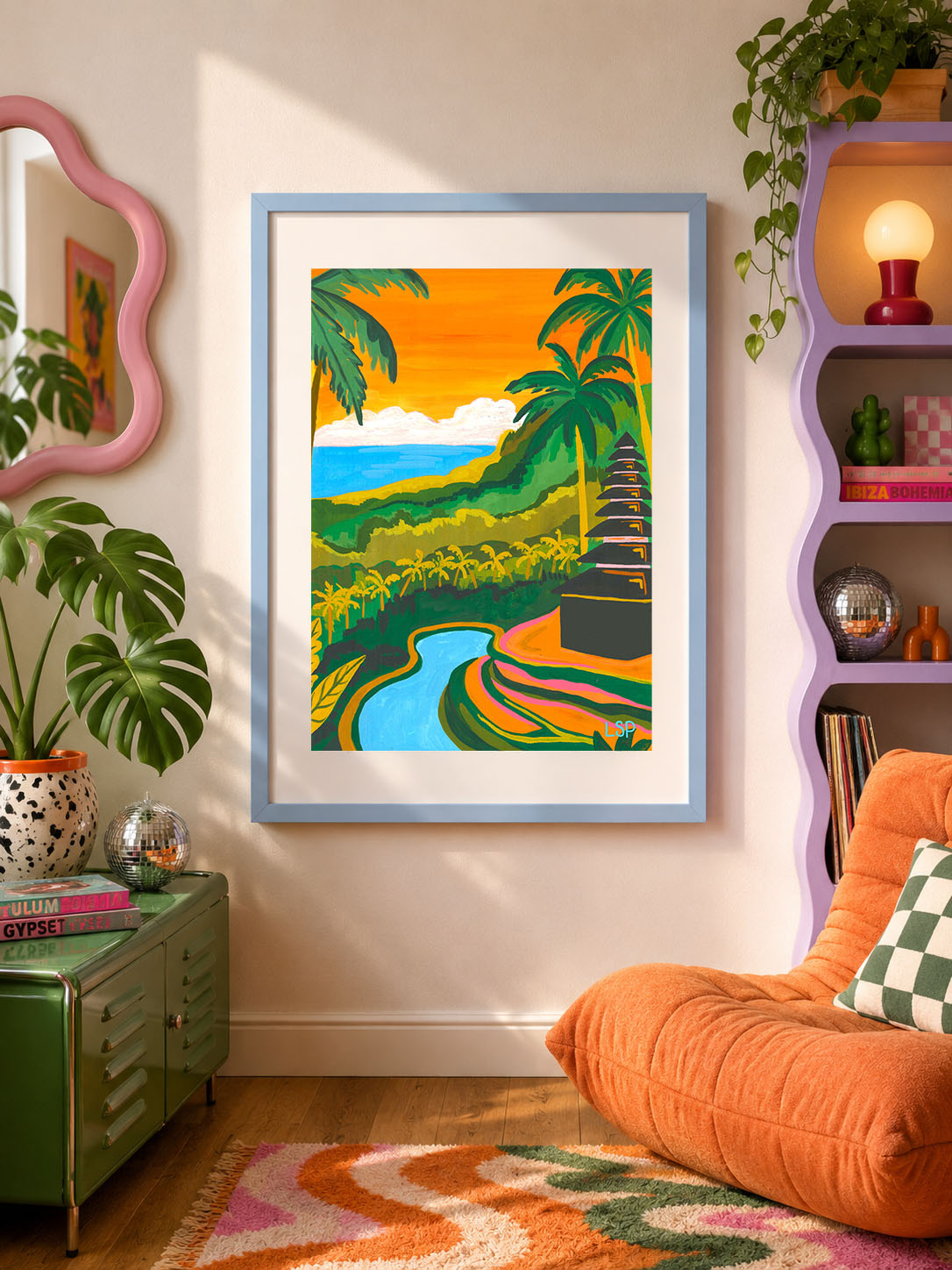 Bali rice fields prints