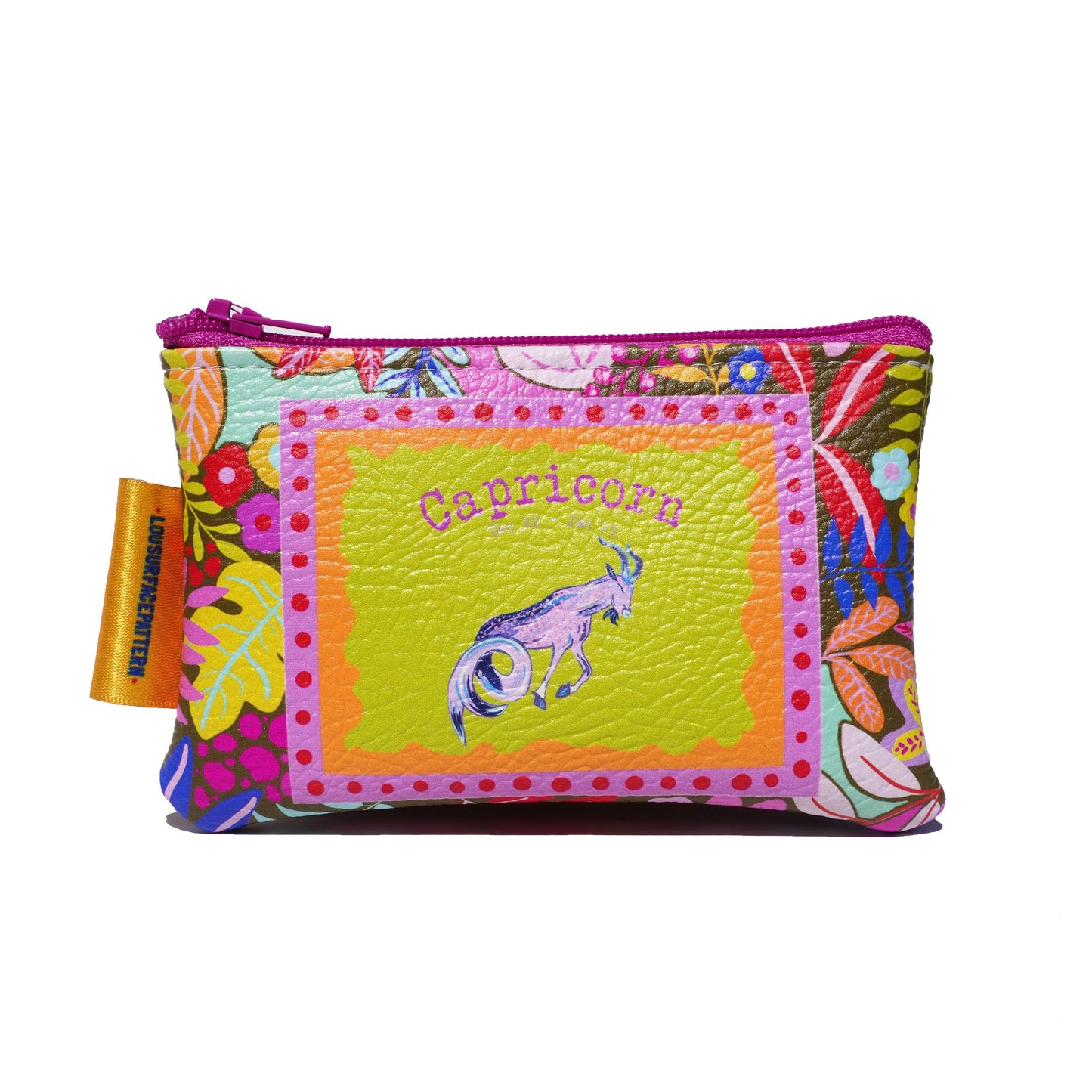 Capricorn vegan leather purse