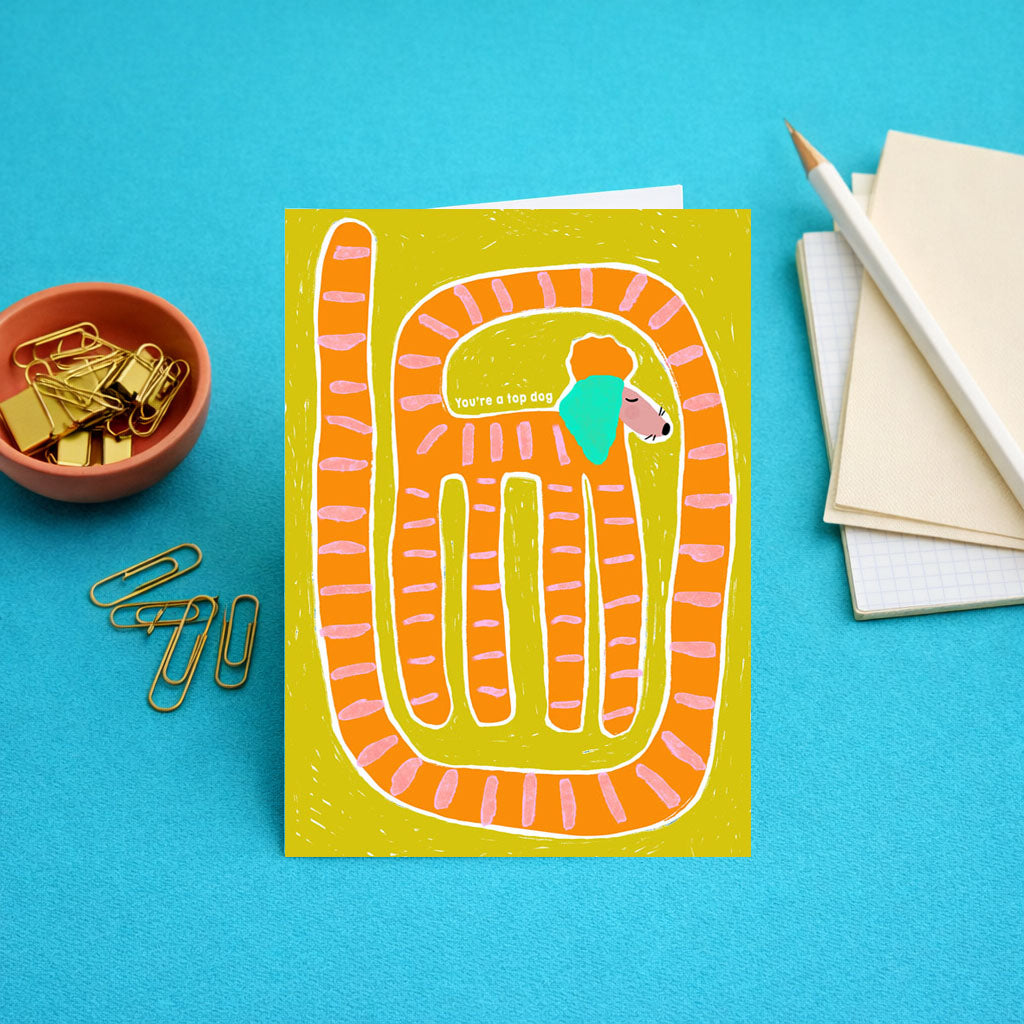 Top dog card