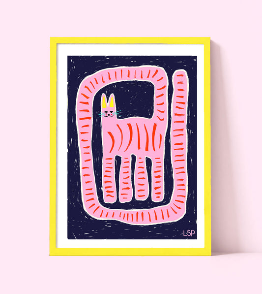Funky cat print
