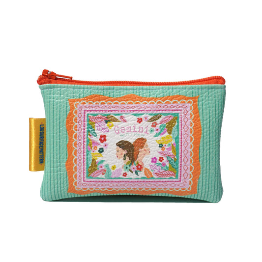 Gemini vegan leather purse