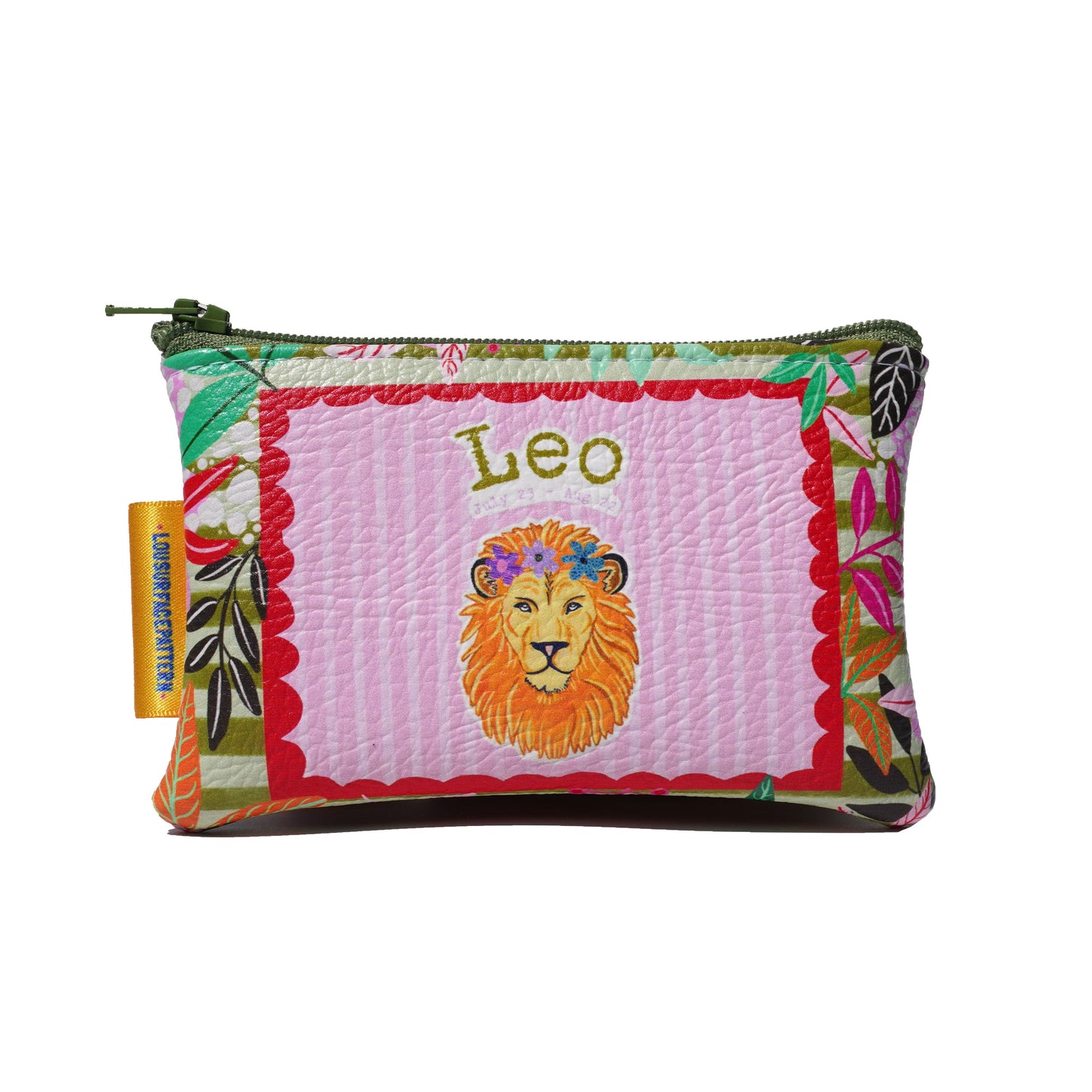 Leo vegan leather purse