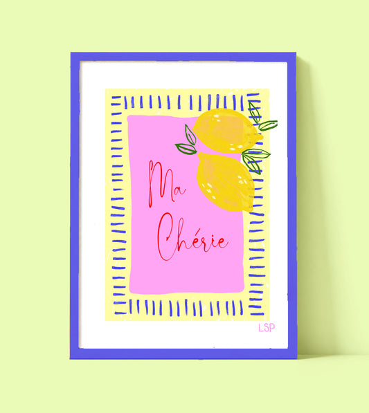Ma Cherie print