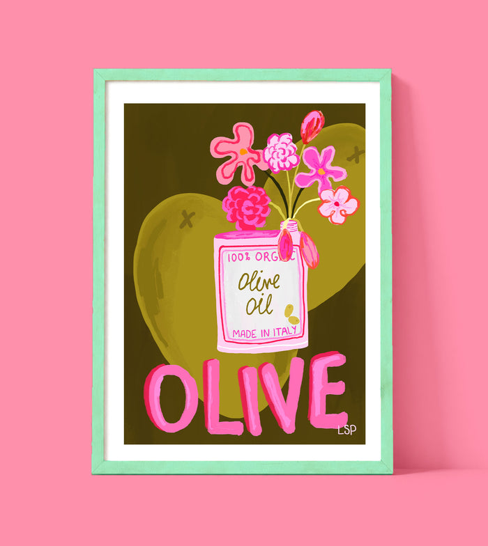 Olive print