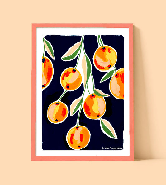 Oranges print