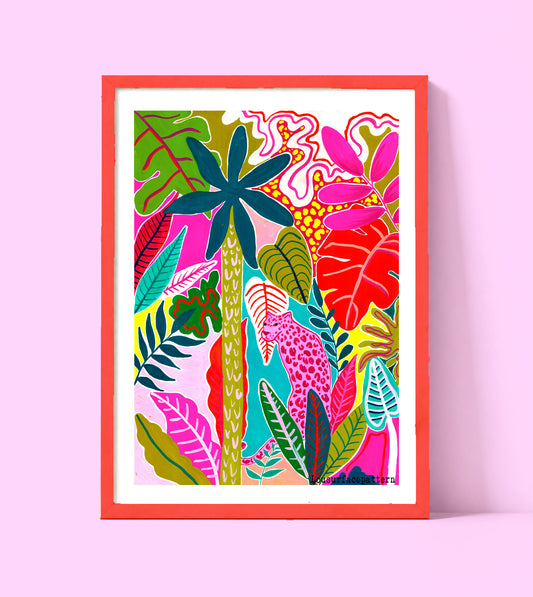 Pink panther print