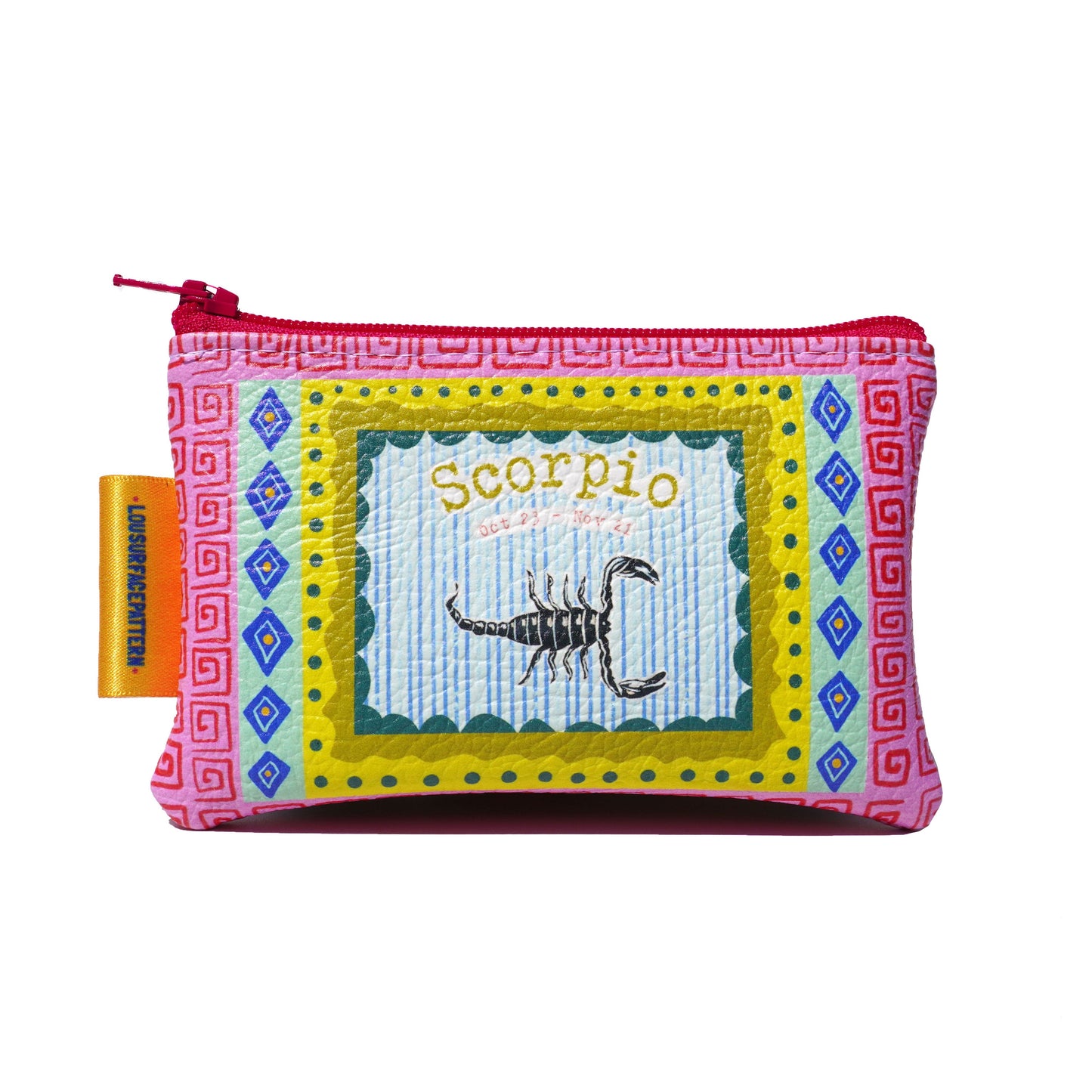Scorpio vegan leather purse