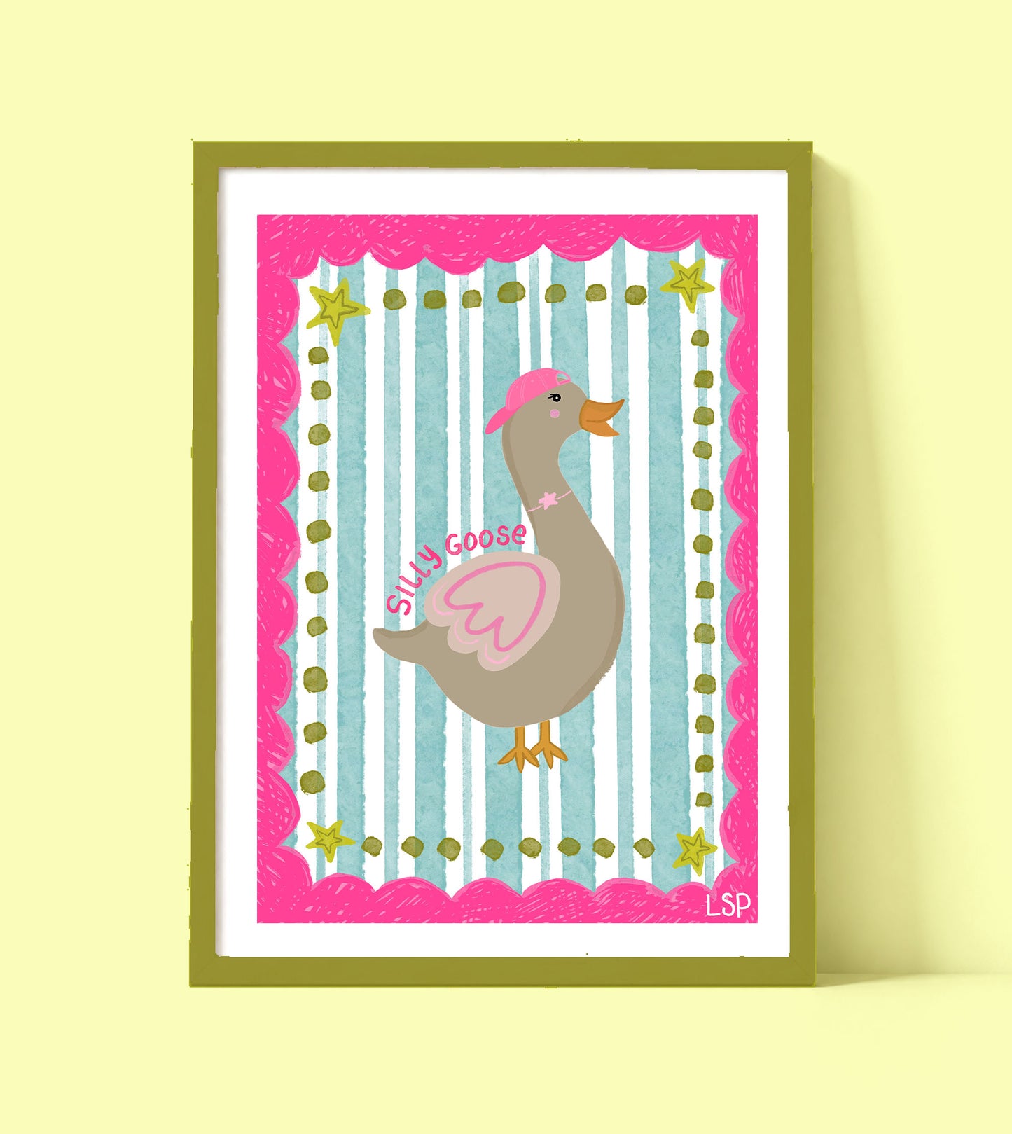 Silly goose print