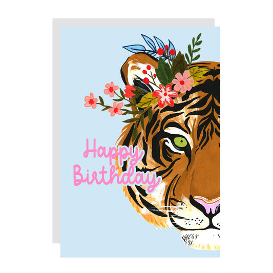 Tiger birthday card