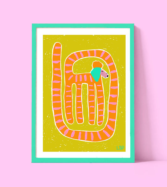 Funky dog print