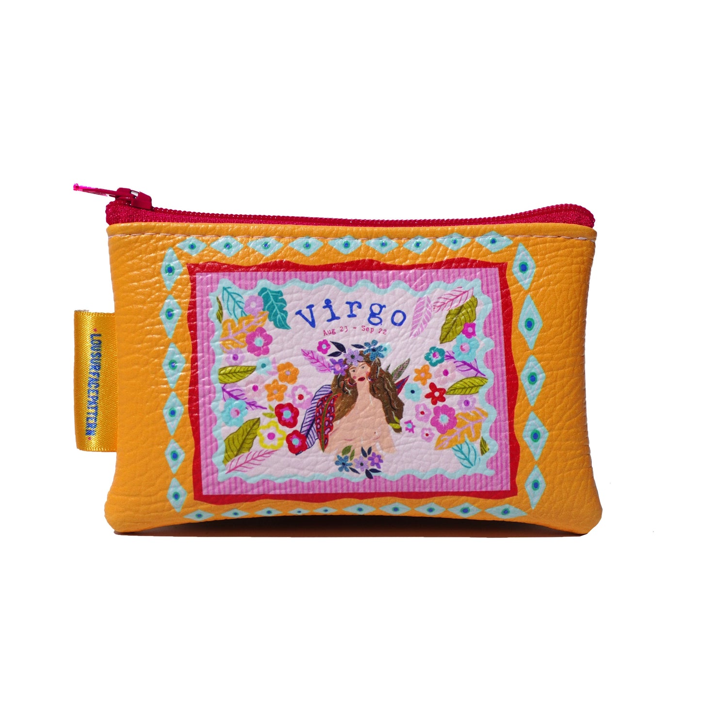 Virgo vegan leather purse