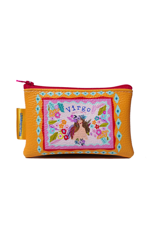 Virgo vegan leather purse