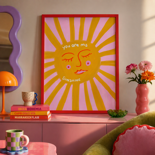 You are my sunshine print